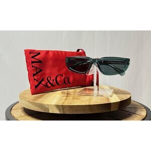 Max & Co Sunglasses green one size NWT